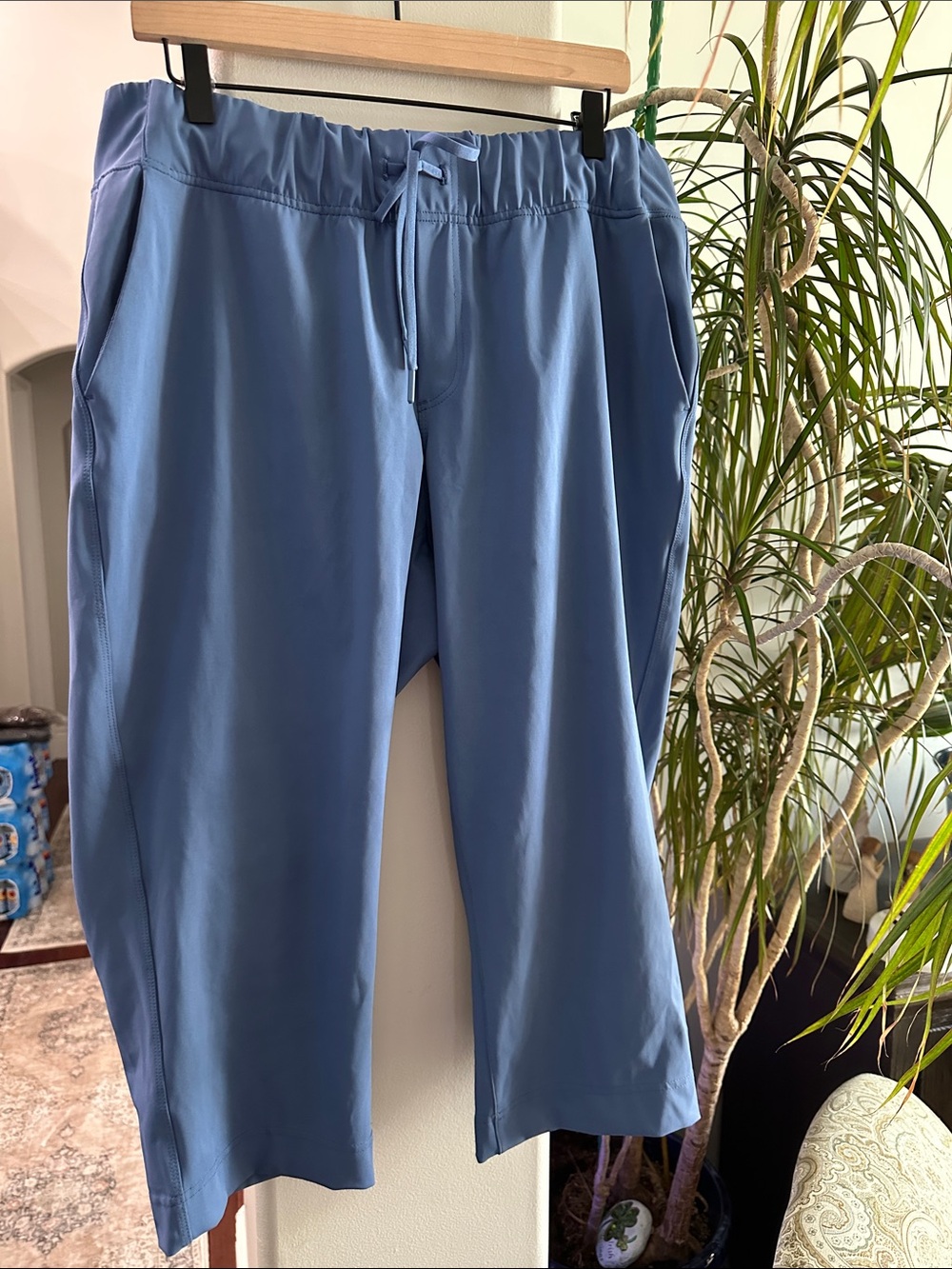 Women’s Livi Drawstring Capri Trousers Blue SZ 14/16